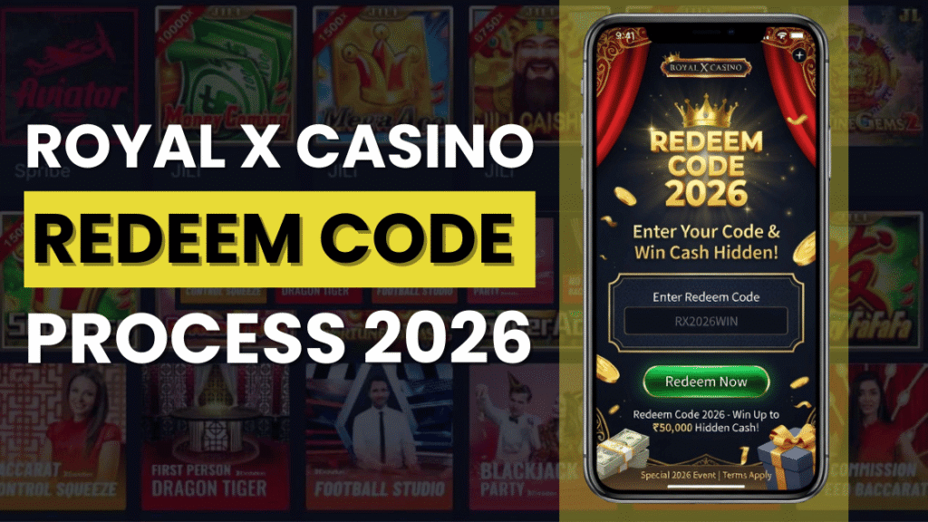  Royal X Casino redeem code
