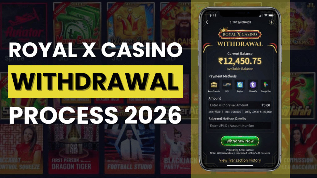 Royal X Casino withdraw